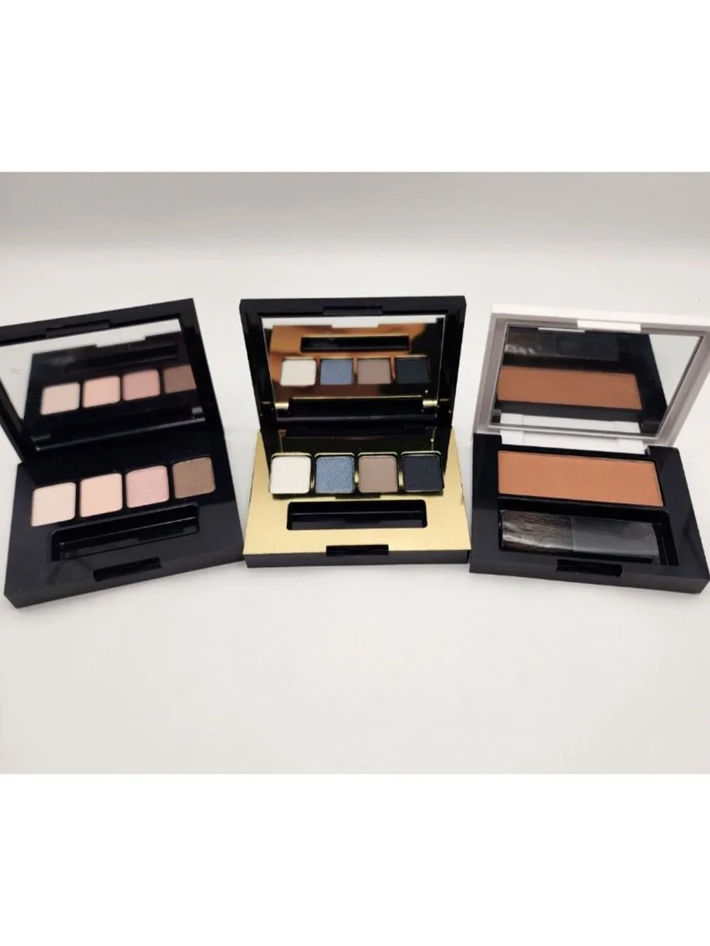 Estee Lauder Eyeshadow Palette and Bronzer Lot of 3 Travel Size New